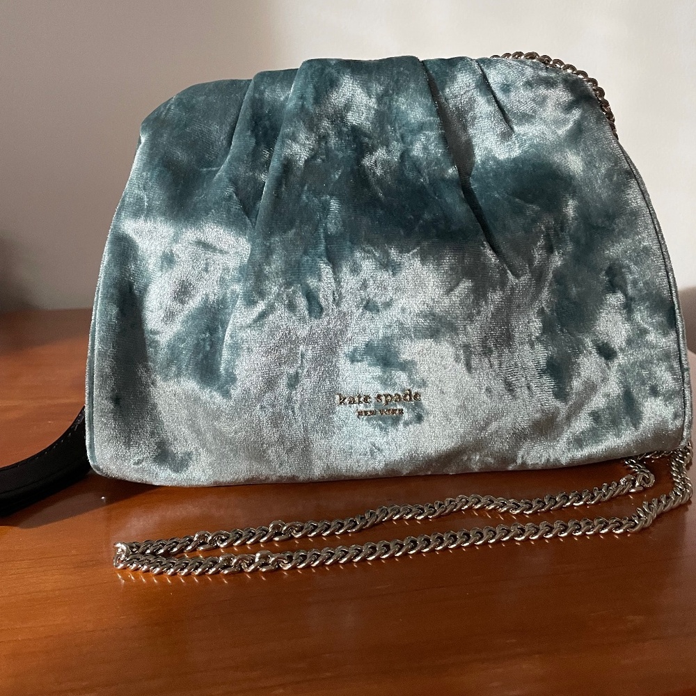 Kate Spade Velvety/Velour Clutch/Crossbody